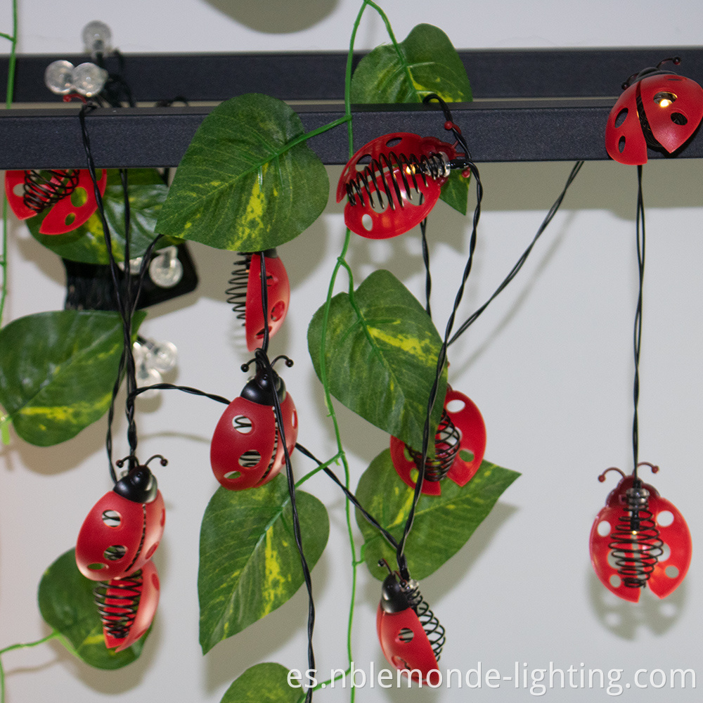 Solar Ladybug Garden Lights